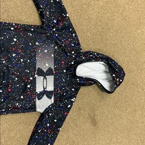 Under armor fleece paint splatter
